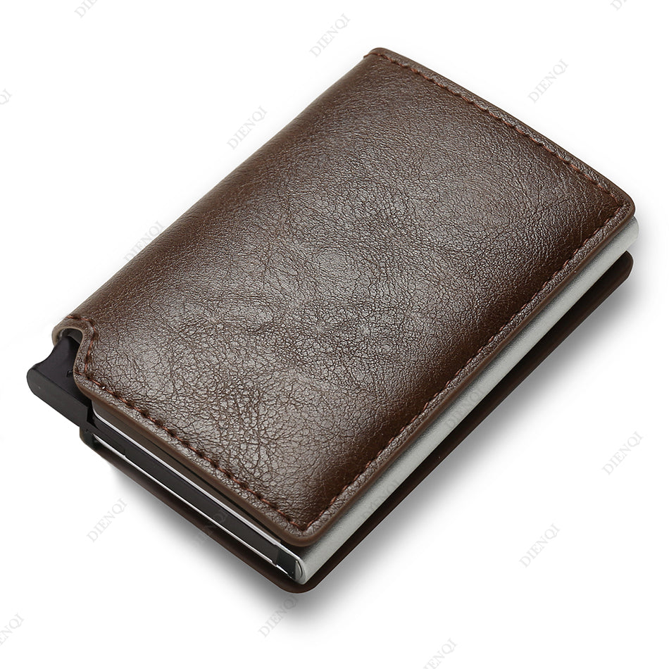 Smart Anti-Theft RFID Slim Wallet β Minimalist Card Holder for Men & Women