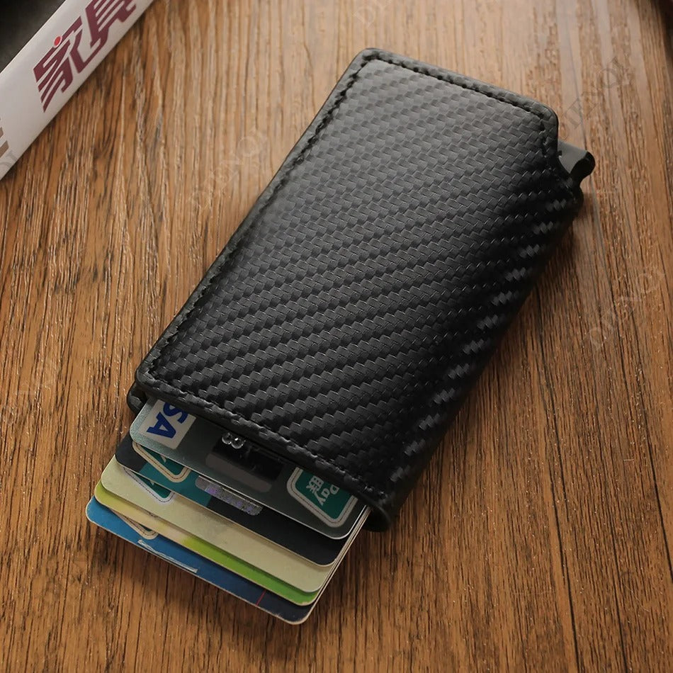 Smart Anti-Theft RFID Slim Wallet β Minimalist Card Holder for Men & Women
