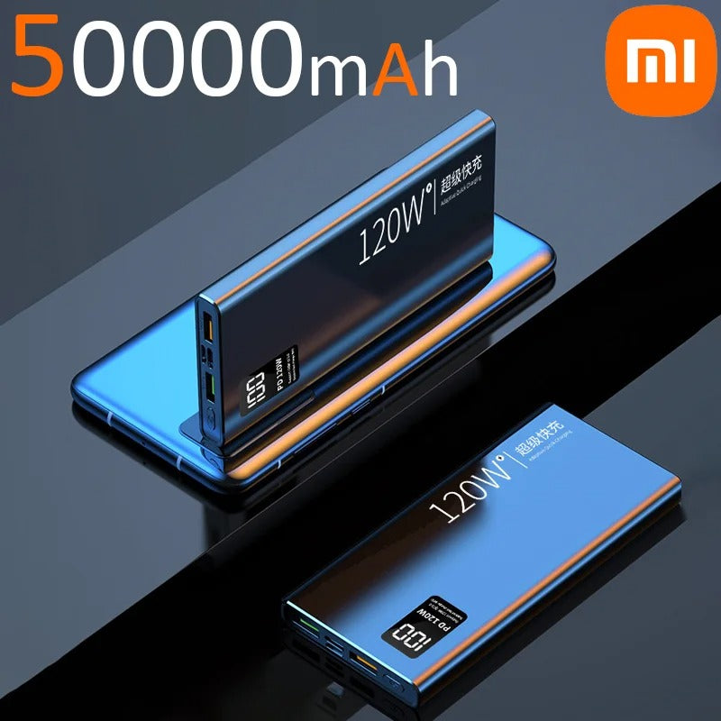 50,000mAh Ultra-Fast Charging Power Bank – Unstoppable Power on the Go!