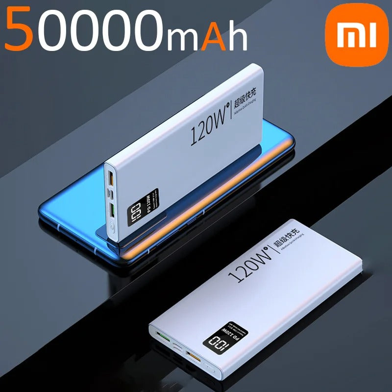 50,000mAh Ultra-Fast Charging Power Bank – Unstoppable Power on the Go!