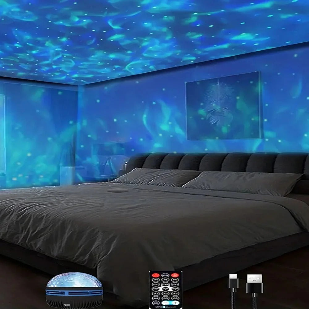 Galaxy Projection Lamp – Transform Any Space with Starry Night Magic!
