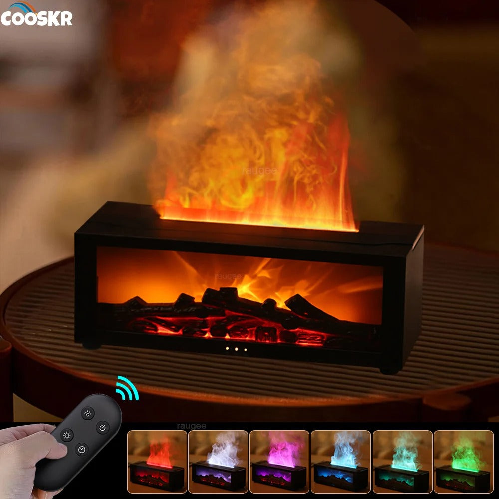 Automatic Aroma Diffuser with LED Light & Remote Control – Essential Oil Humidifier for Home Fragrance and Air Humidification