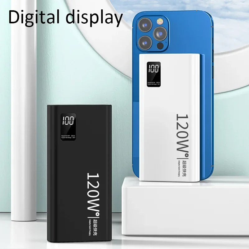 50,000mAh Ultra-Fast Charging Power Bank – Unstoppable Power on the Go!
