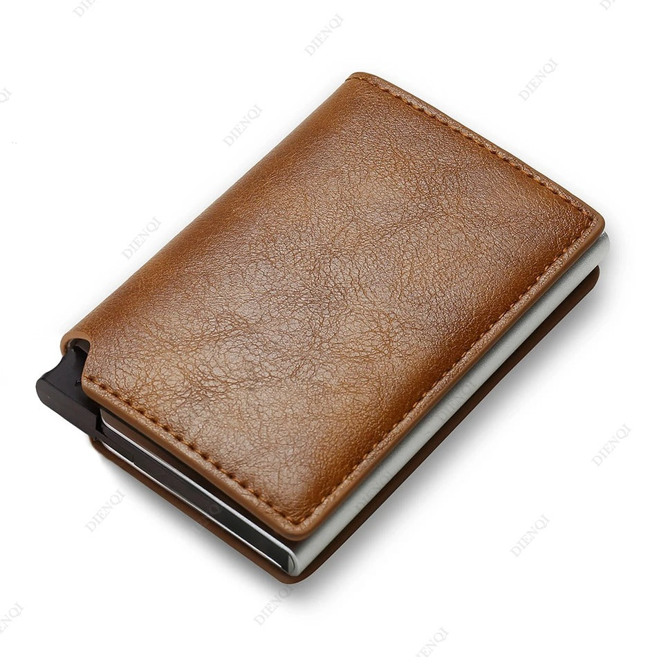 Smart Anti-Theft RFID Slim Wallet β Minimalist Card Holder for Men & Women