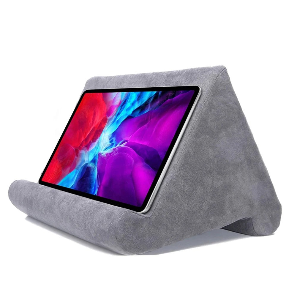 Multi-Angle Pillow Tablet Stand – Soft & Stable Support for iPad, Tablets & Phones