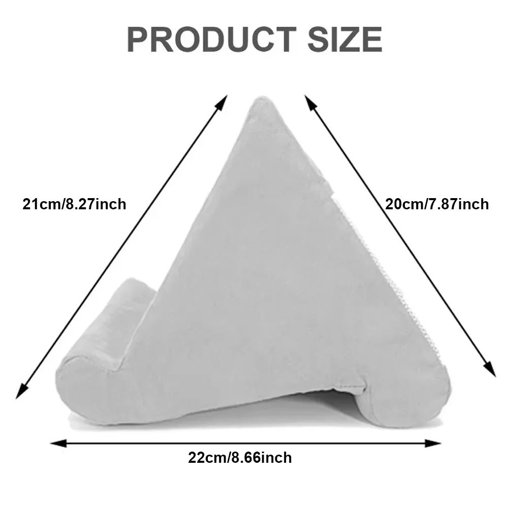 Multi-Angle Pillow Tablet Stand – Soft & Stable Support for iPad, Tablets & Phones