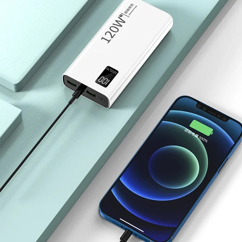 50,000mAh Ultra-Fast Charging Power Bank – Unstoppable Power on the Go!