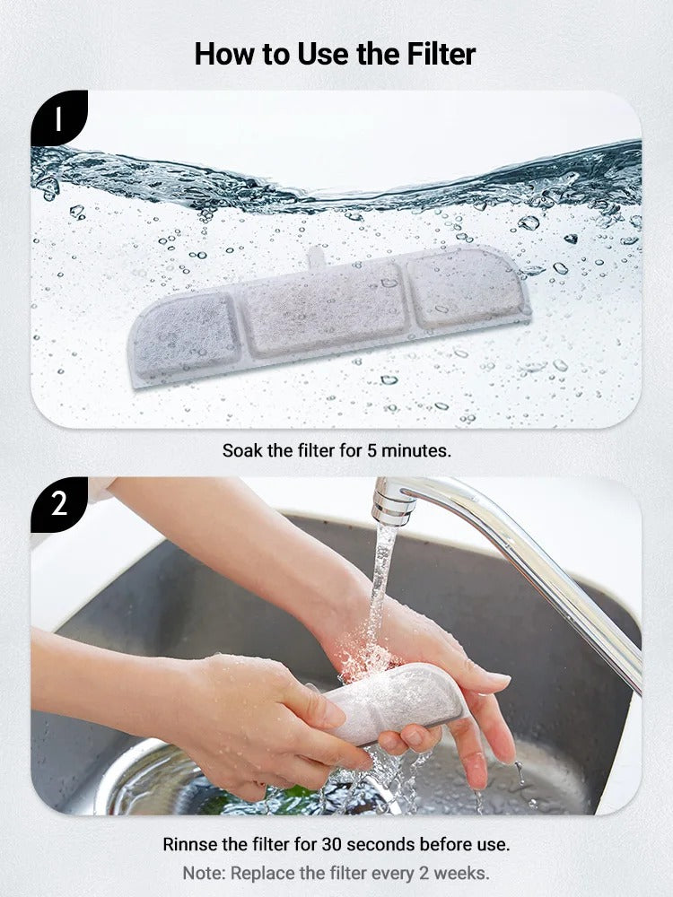 Replacement Filters 6/12 PCS – Keep Your Pet’s Water Fresh & Clean