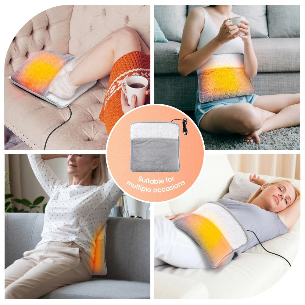 Heated Foot Warmer – Soft Plush Electric Heating Pad for Warmth & Comfort