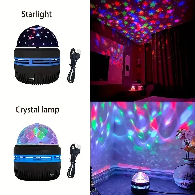 Galaxy Projection Lamp – Transform Any Space with Starry Night Magic!