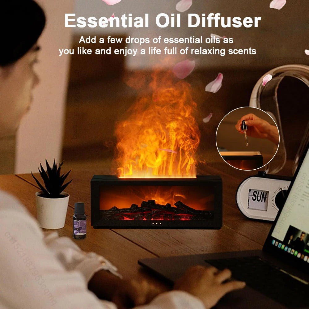 Automatic Aroma Diffuser with LED Light & Remote Control – Essential Oil Humidifier for Home Fragrance and Air Humidification