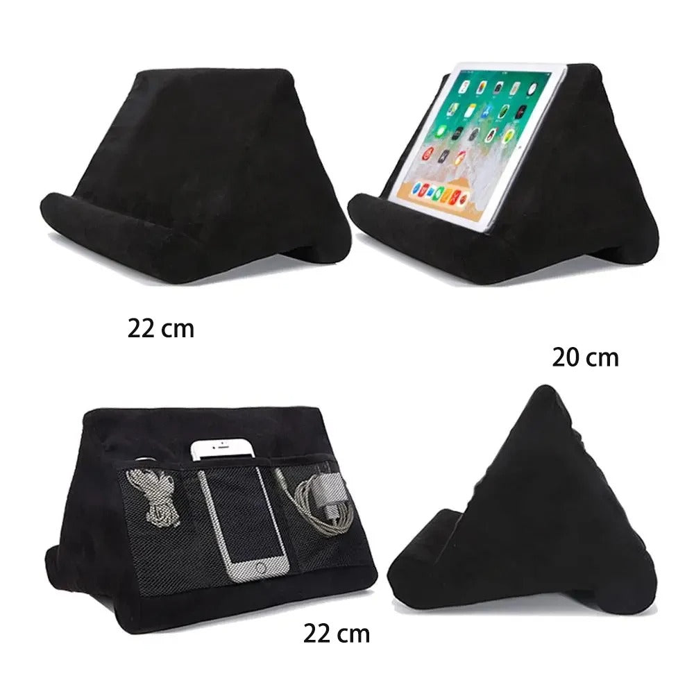 Multi-Angle Pillow Tablet Stand – Soft & Stable Support for iPad, Tablets & Phones