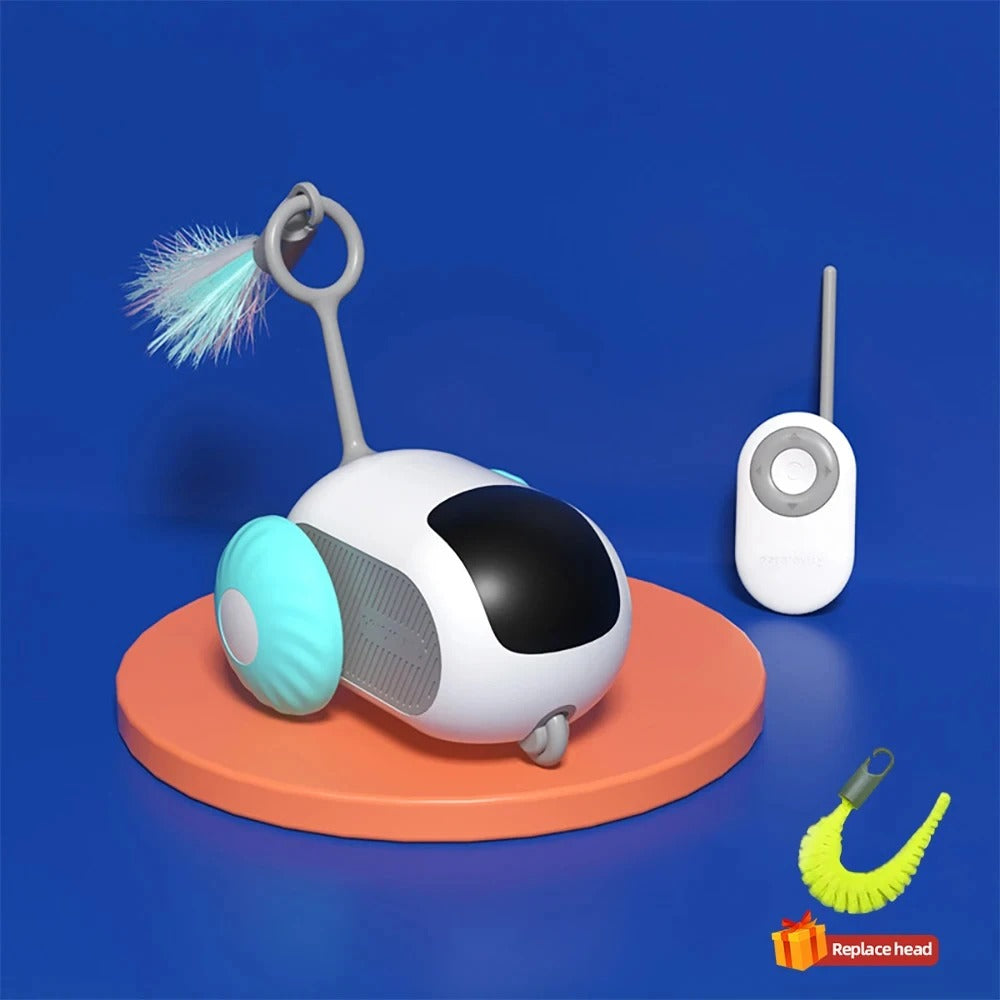 Smart Interactive Cat & Dog Toy – 2 Modes, Remote-Controlled & Automatic Moving Toy Car
