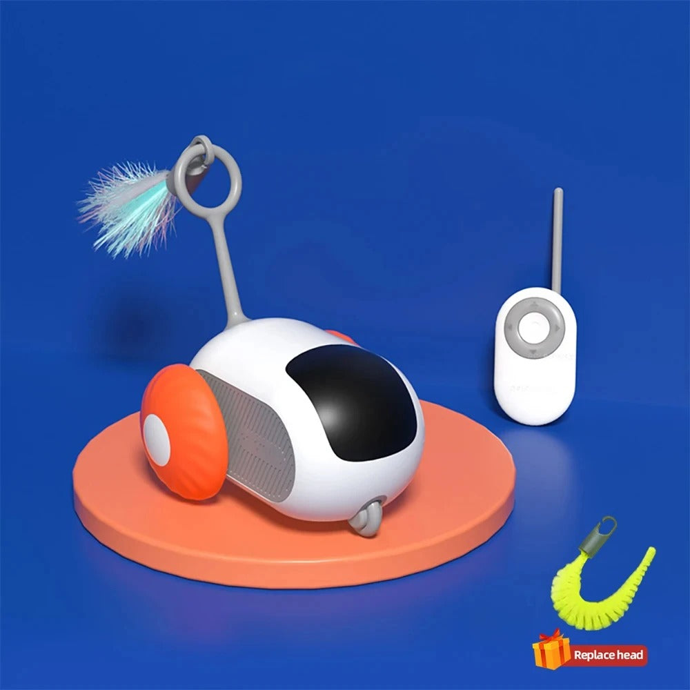 Smart Interactive Cat & Dog Toy – 2 Modes, Remote-Controlled & Automatic Moving Toy Car