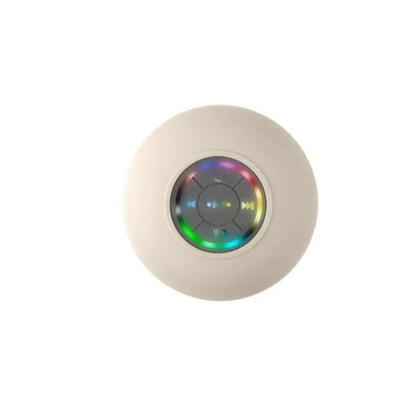 Portable Waterproof Bluetooth Speaker with LED Lights β IPX4, Stereo Sound & Suction Cup