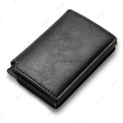 Smart Anti-Theft RFID Slim Wallet – Minimalist Card Holder for Men & Women