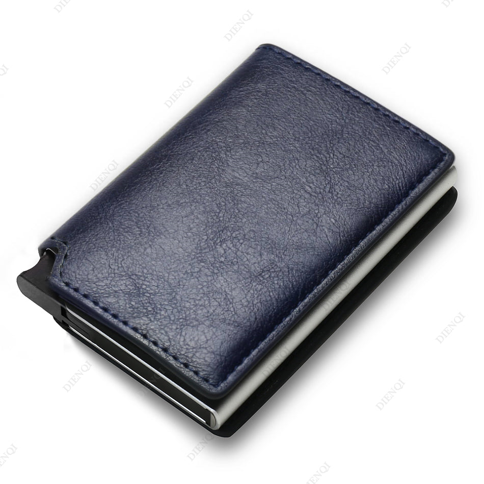 Smart Anti-Theft RFID Slim Wallet – Minimalist Card Holder for Men & Women