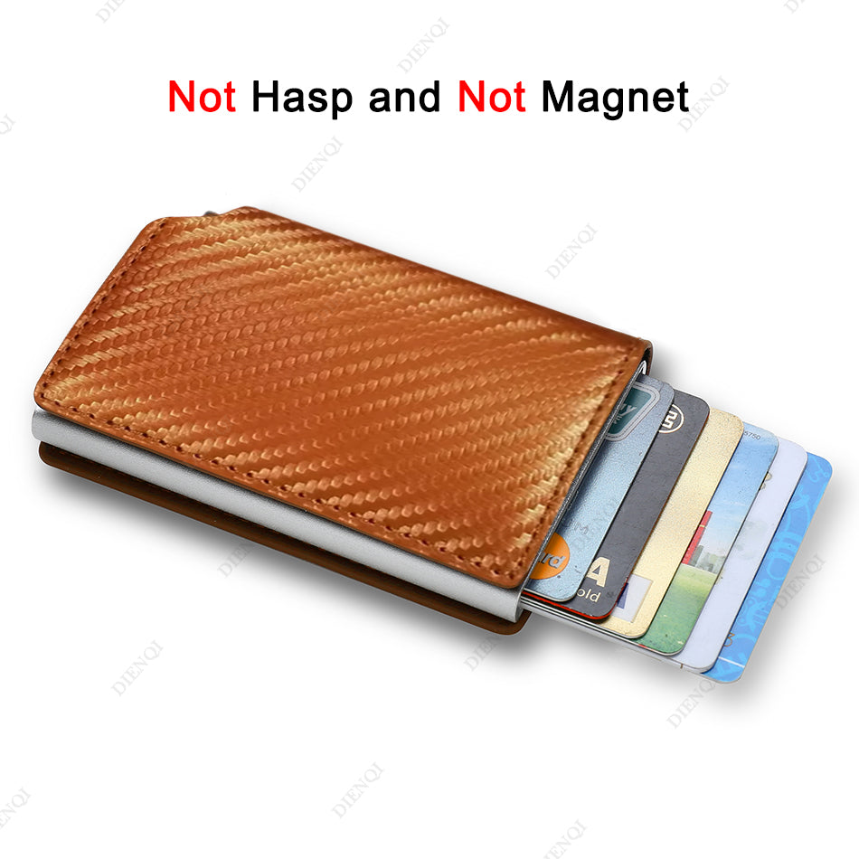 Smart Anti-Theft RFID Slim Wallet – Minimalist Card Holder for Men & Women