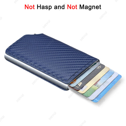 Smart Anti-Theft RFID Slim Wallet – Minimalist Card Holder for Men & Women