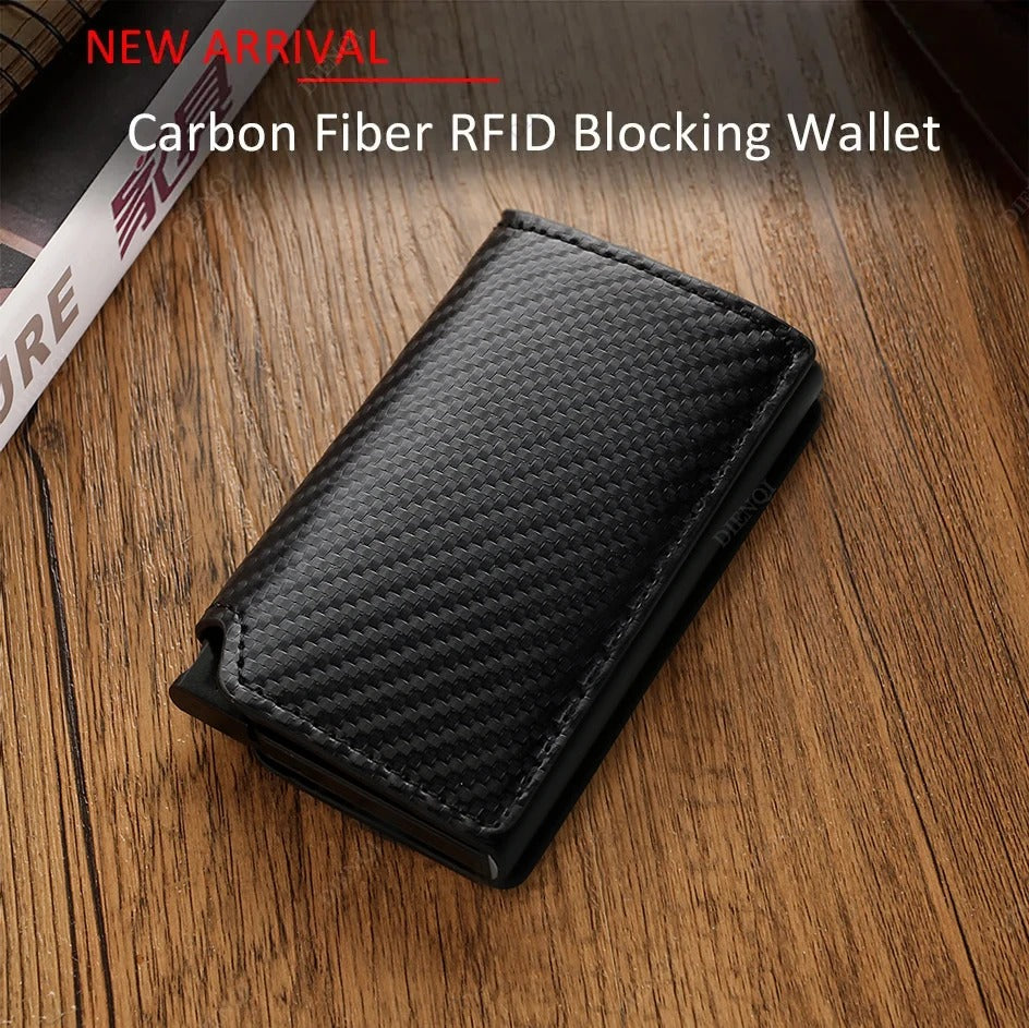 Smart Anti-Theft RFID Slim Wallet – Minimalist Card Holder for Men & Women