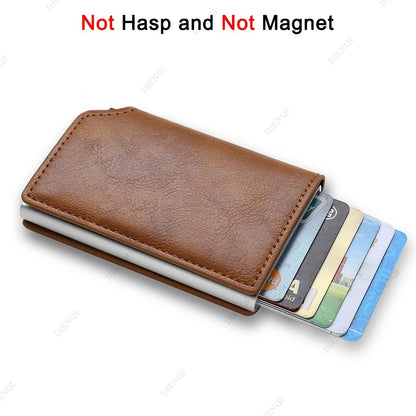 Smart Anti-Theft RFID Slim Wallet – Minimalist Card Holder for Men & Women