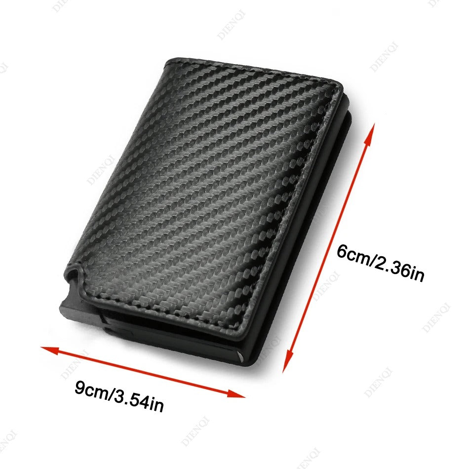 Smart Anti-Theft RFID Slim Wallet – Minimalist Card Holder for Men & Women
