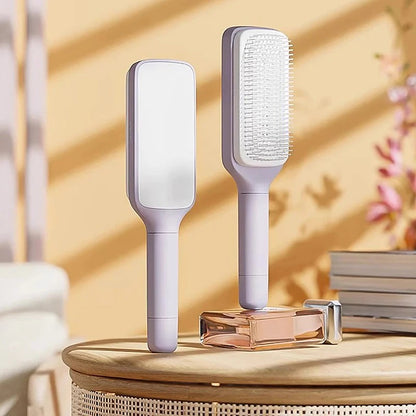 Self-Cleaning Scalp Massage Hair Brush – Effortless Detangling & Scalp Care