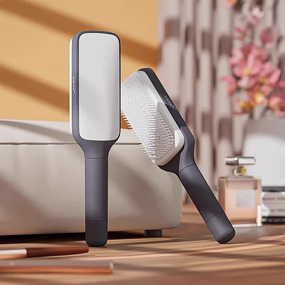 Self-Cleaning Scalp Massage Hair Brush – Effortless Detangling & Scalp Care