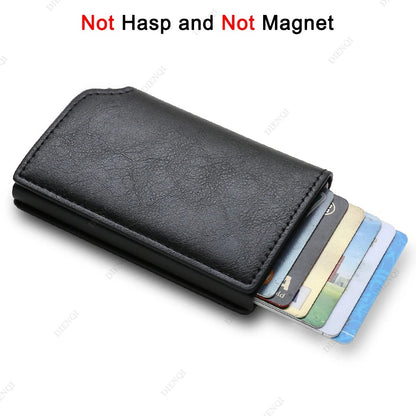 Smart Anti-Theft RFID Slim Wallet – Minimalist Card Holder for Men & Women